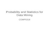 Probability and Statistics for Data Mining