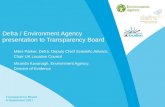 Defra / Environment Agency presentation to Transparency Board