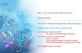 HL7 v3 Clinical Genomics –  Overview