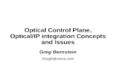 Optical Control Plane, Optical/IP integration Concepts and Issues