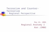 Terrorism and Counter-Terrorism : Regional Perspective