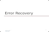 Error Recovery