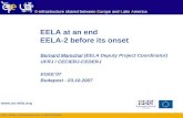 EELA at an end  EELA-2 before its onset