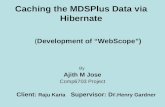 Caching the MDSPlus Data via Hibernate