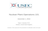 Nuclear Plant Operations 101