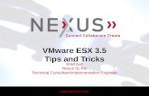VMware ESX 3.5 Tips and Tricks