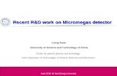 Recent R&D work on Micromegas detector