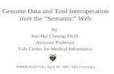 Genome Data and Tool Interoperation over the “Semantic” Web