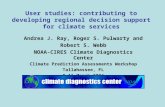User studies: contributing to developing regional decision support for climate services