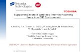 Supporting Mobile Wireless Internet Roaming Users in a SIP Environment