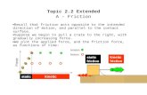 Topic 2.2 Extended A – Friction