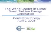 The World Leader in Clean Small Turbine Energy Generation