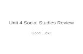 Unit 4 Social Studies Review