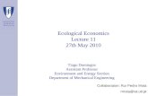 Ecological Economics Lecture 11 27th May 2010