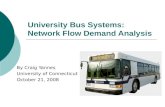 University Bus Systems: Network Flow Demand Analysis