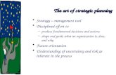 The art of strategic planning