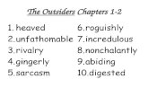 The Outsiders  Chapters 1-2