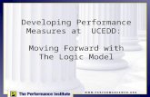 Developing Performance Measures at  UCEDD:  Moving Forward with The Logic Model