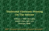 Traditional Electronic Printing On The Internet