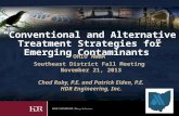 “Conventional and Alternative Treatment Strategies for Emerging Contaminants”