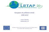 European air pollution trends  1980-2010 Leonor Tarras ón EMEP/MSC-W