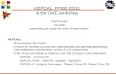 HEPCAL, PPDG CS11 & the GAE workshop