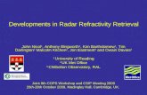 Developments in Radar Refractivity Retrieval