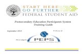 Postsecondary Education Participants System Training Guide