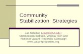 Community Stabilization  Strategies