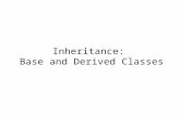 Inheritance:  Base and Derived Classes