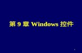 第 9 章 Windows 控件