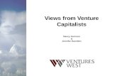 Views from Venture Capitalists Nancy Harrison & Jennifer Hamilton