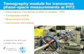 Tomography module for transverse phase-space measurements at PITZ  .