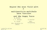 Beyond the mean field with a  multiparticle-multihole wave function and the Gogny force