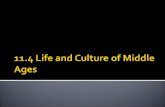 11.4 Life and Culture of Middle Ages