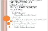 Assessing the Impact of Framework Changes  Using Component Ranking