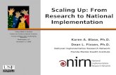 Scaling Up: From Research to National Implementation