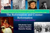 The Reformation and Counter-Reformation "Europe's Search for Stability"