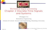 Biomedical  Signal processing Chapter 2  Discrete-Time Signals and Systems