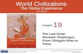 The Last Great Nomadic Challenges: From Chinggis Khan to  Timur