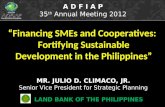 “Financing SMEs and Cooperatives: Fortifying Sustainable Development in the Philippines”