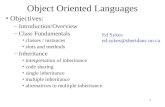 Object Oriented Languages