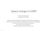 Space charge in LEIR?