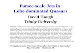 Parsec-scale Jets in  Lobe-dominated Quasars David Hough Trinity University