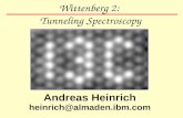 Wittenberg 2:  Tunneling Spectroscopy