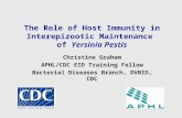 The Role of Host Immunity in Interepizootic Maintenance  of  Yersinia Pestis