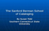The Sanford Berman School of Cataloging