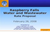 Raspberry Falls  Water and Wastewater Rate Proposal February 26, 2008