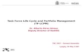 Task Force Life Cycle and Portfolio Management (TF-LCPM)
