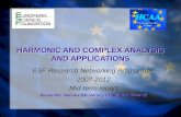 HARMONIC AND COMPLEX ANALYSIS AND APPLICATIONS